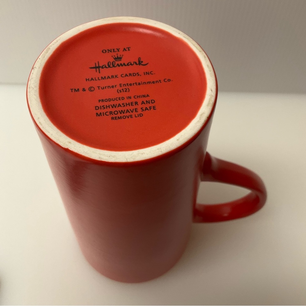 HALLMARK Mug Wizard of Oz “There’s No Place Like Home” Ruby Slippers Orange Red - Picture 4 of 4